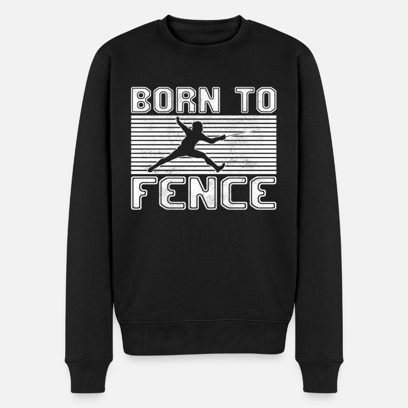 Escrime - Pull Premium bio Homme - noir