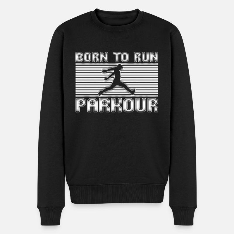 Parkour - Pull Premium bio Homme - noir