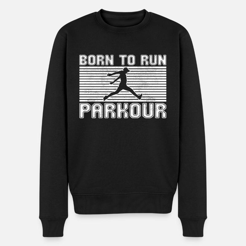 Parkour - Pull Premium bio Homme - noir