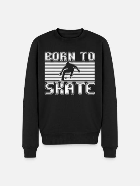 skating - Men's Premium Organic Jumper - black
