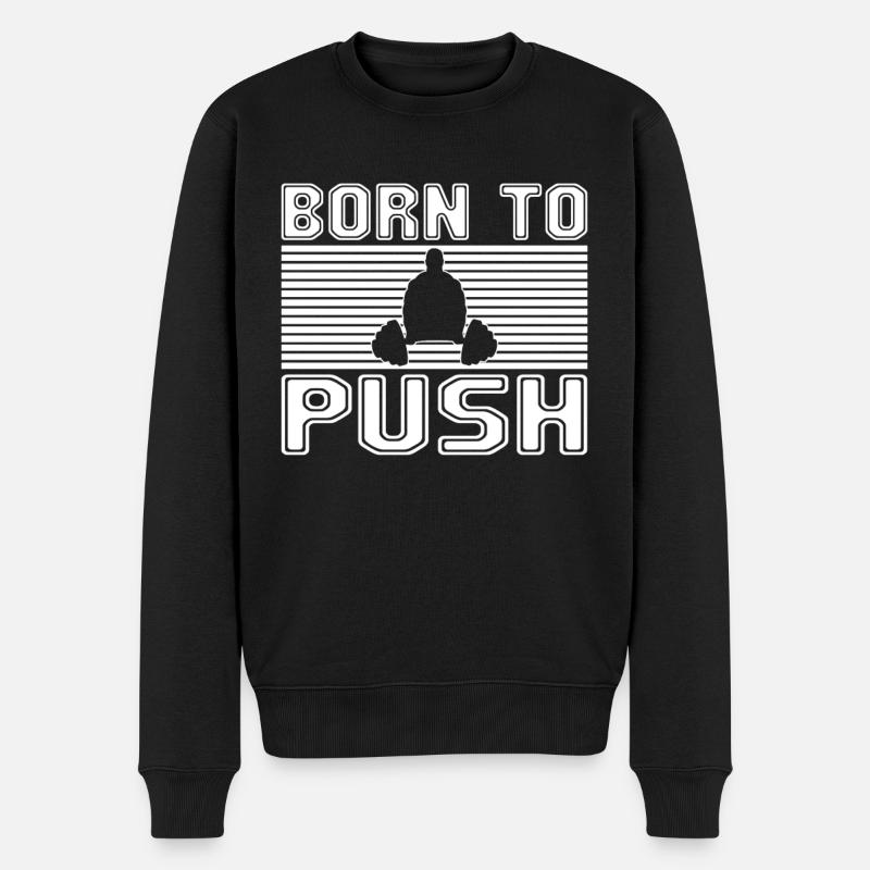 Haltérophilie - Pull Premium bio Homme - noir