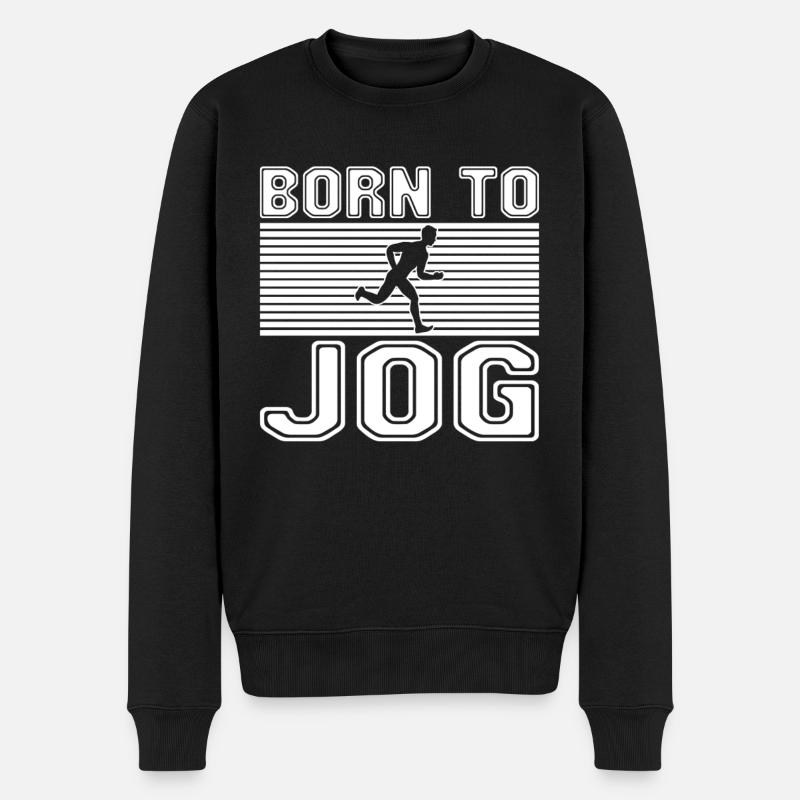 Jogging Running Dicton - Pull Premium bio Homme - noir