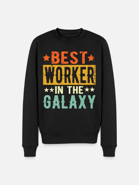 Best Arbeiter ever Arbeiter Geschenk - Männer Premium Bio Pullover - Schwarz
