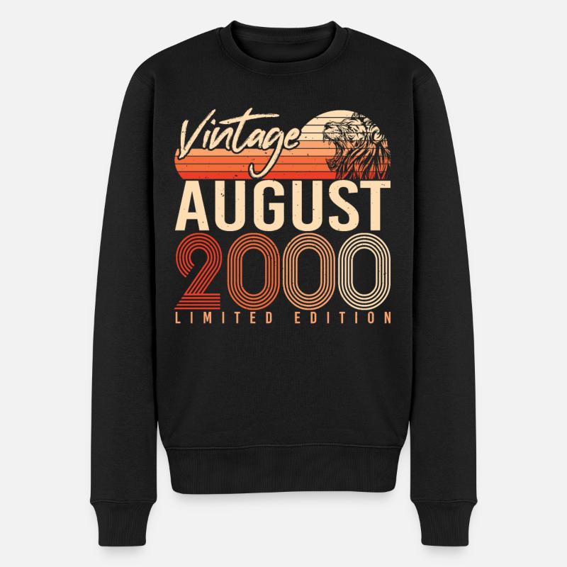 Legend August 2000 - Men's Premium Organic Jumper - black