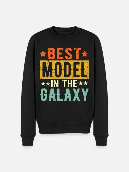 Best Model ever Model Gift - Men's Premium Organic Jumper - black