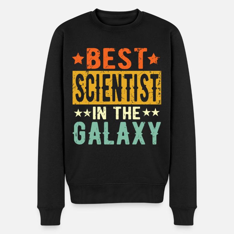 Meilleur scientifique de tous les temps Cadeau de scientifique - Pull Premium bio Homme - noir