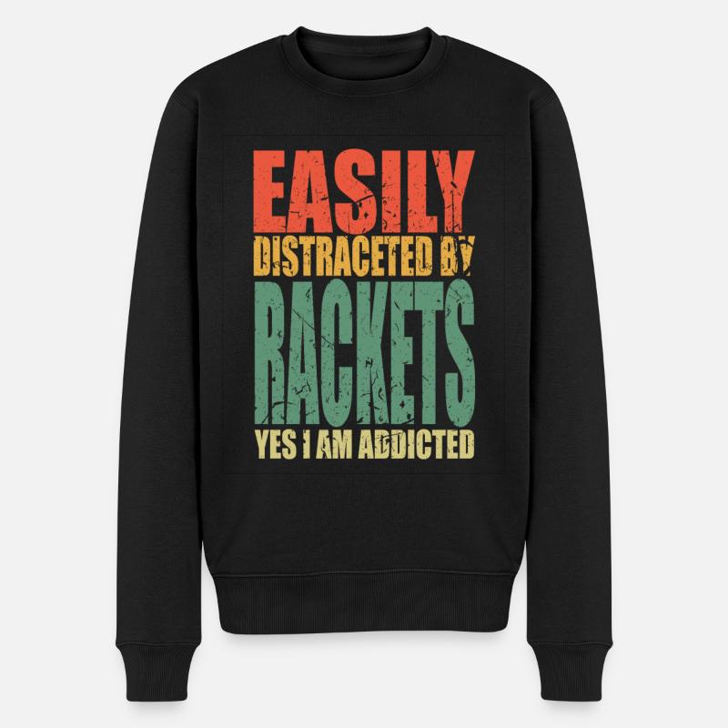 Le dit drôle de Racket - Pull Premium bio Homme - noir