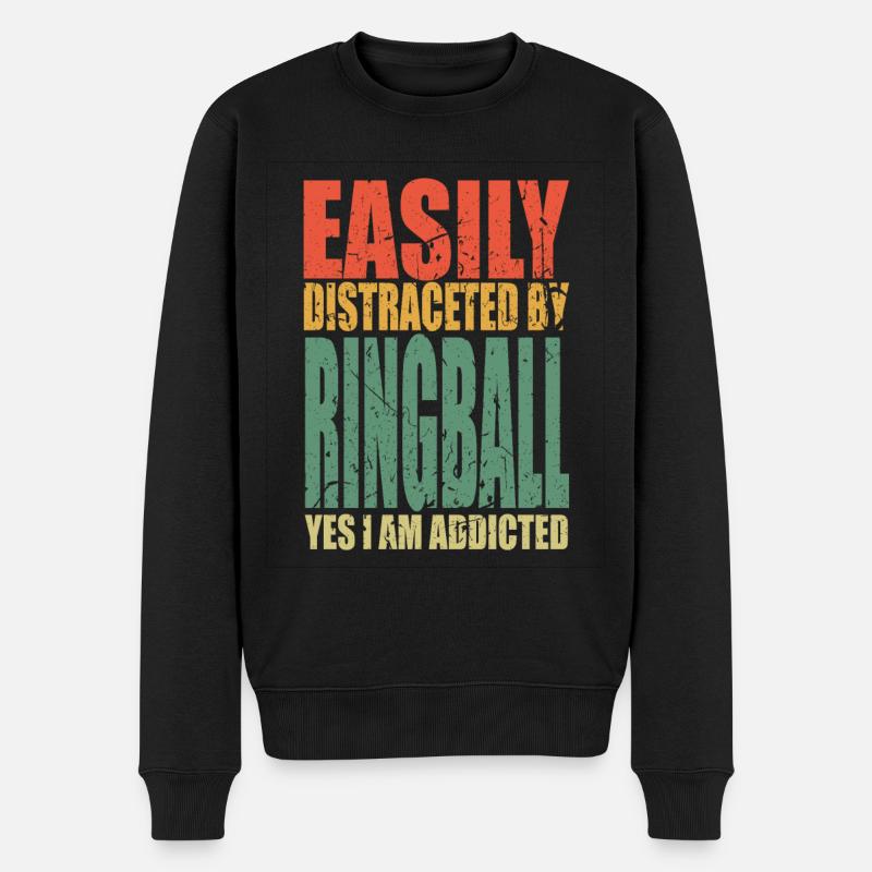 Ringball disant drôle - Pull Premium bio Homme - noir