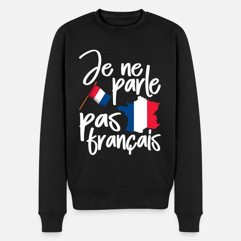 France - Pull Premium bio Homme - noir