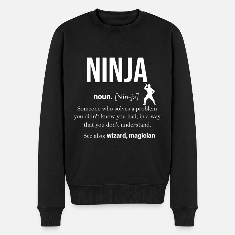 Ninja - Pull Premium bio Homme - noir