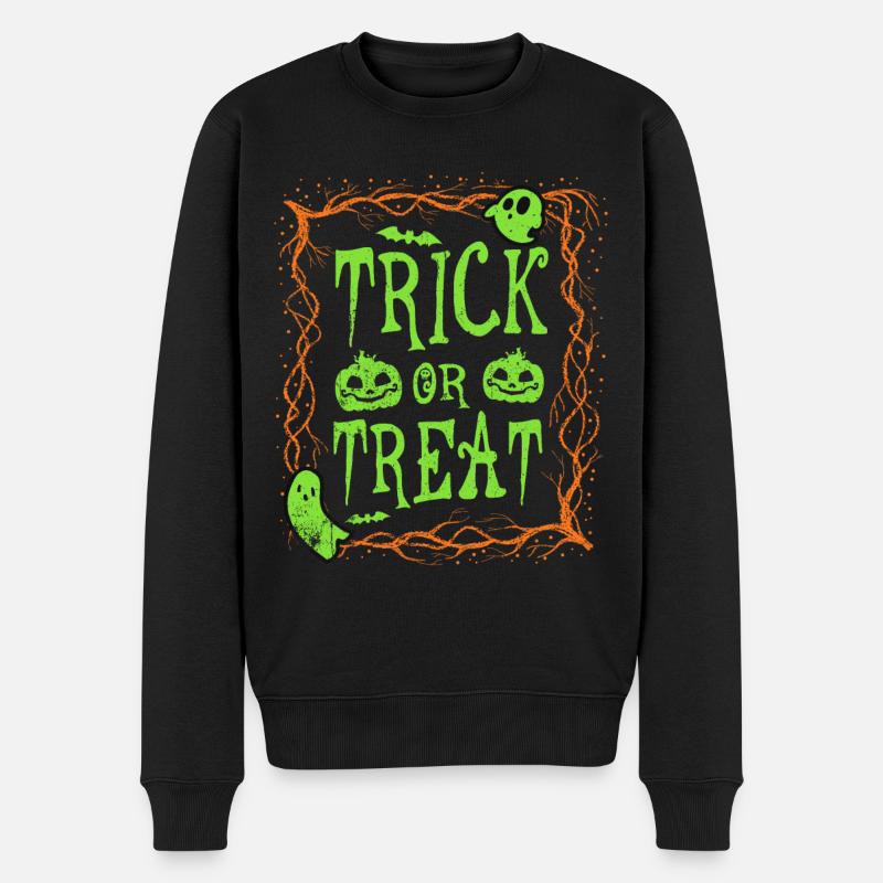 Halloween - Pull Premium bio Homme - noir