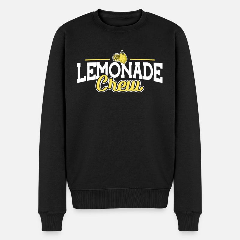 Lemonade Crew Limonadenstand - Männer Premium Bio Pullover - Schwarz