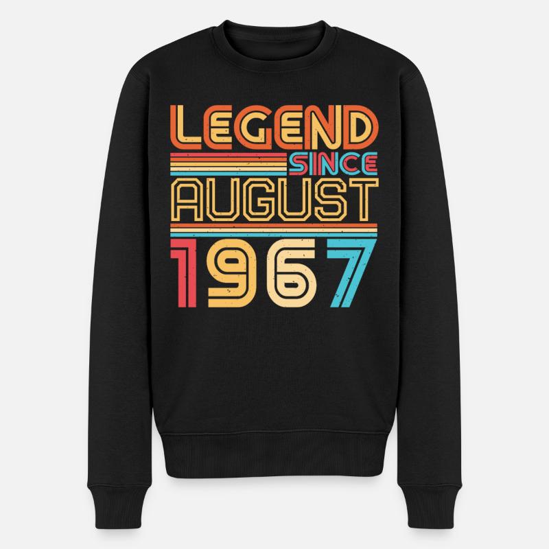 Mois de naissance Août 1967 - Pull Premium bio Homme - noir