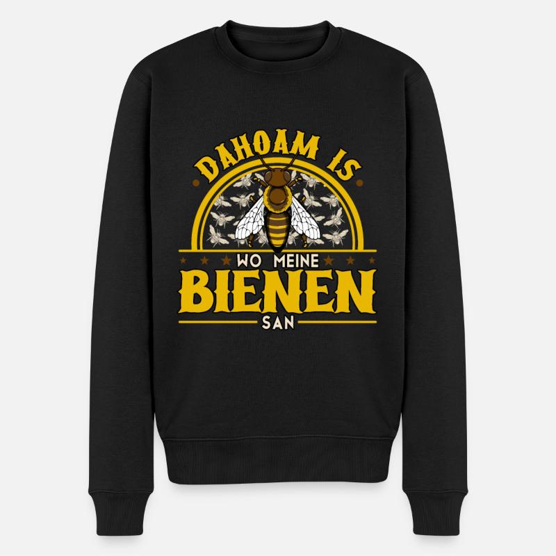 Bienenzüchter Imker - Männer Premium Bio Pullover - Schwarz
