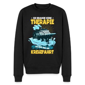 Kreuzfahrt - Männer Premium Bio Pullover - Schwarz - Vorne - Nico (187cm)