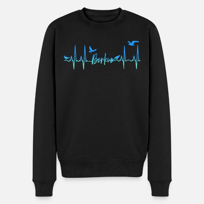 Borkum - Pull Premium bio Homme - noir