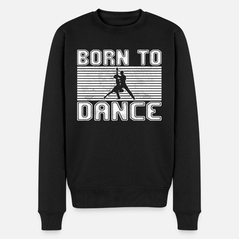 Tanzen - Männer Premium Bio Pullover - Schwarz