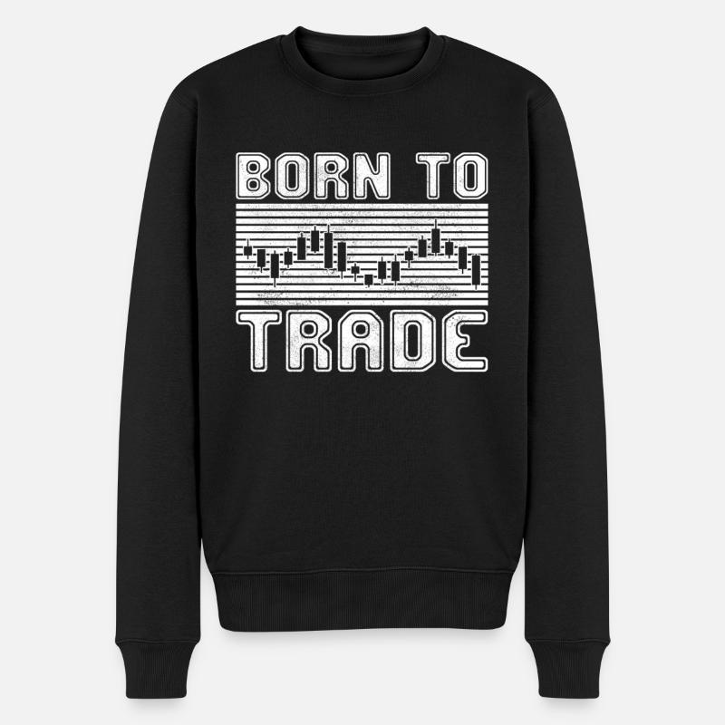 Commerce - Pull Premium bio Homme - noir