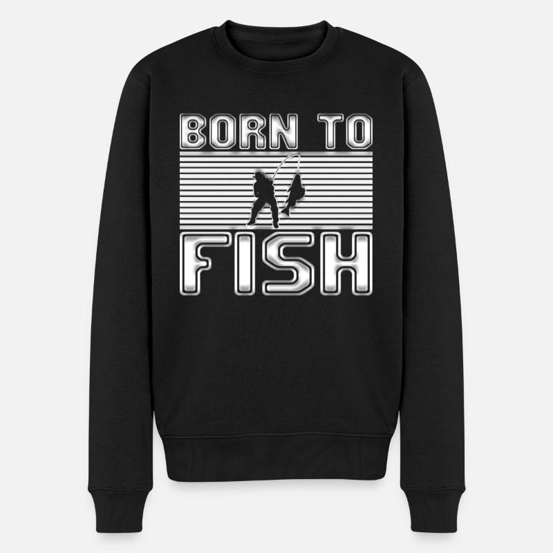 Pêche - Pull Premium bio Homme - noir