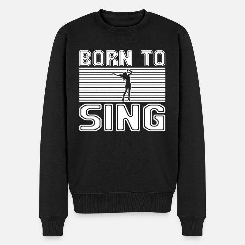 Chanter - Pull Premium bio Homme - noir