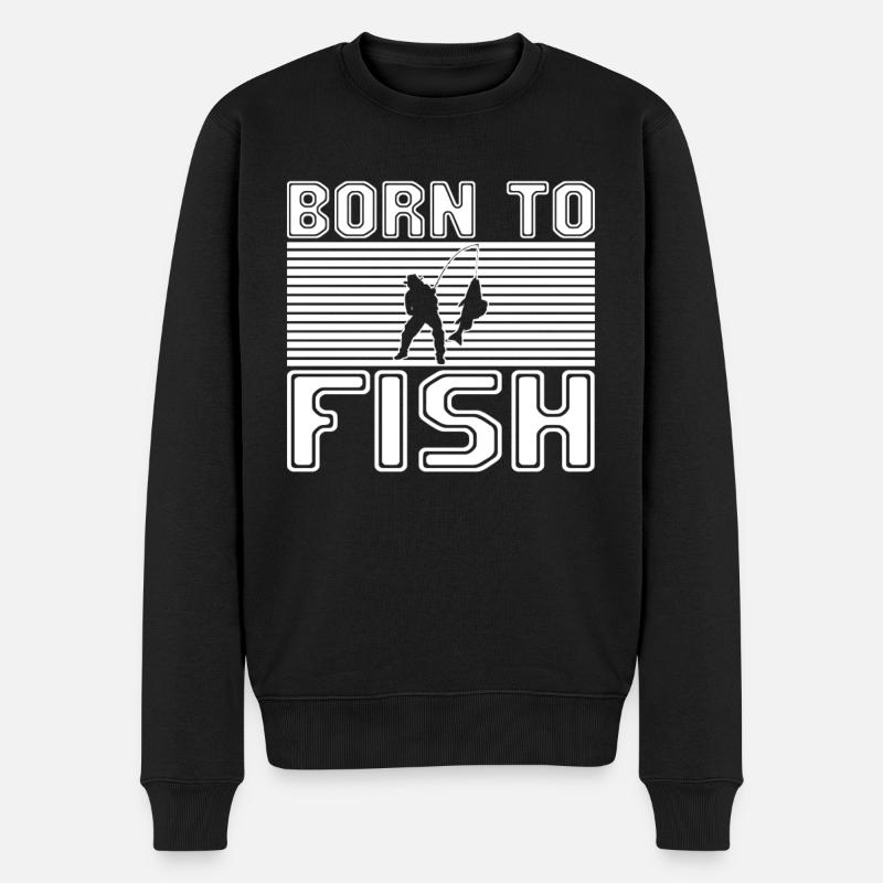 Pêche - Pull Premium bio Homme - noir