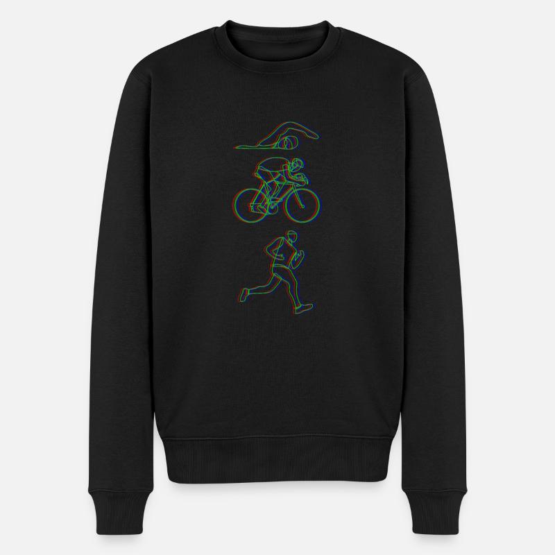 Triathlon Trippy Hamsa - Pull Premium bio Homme - noir
