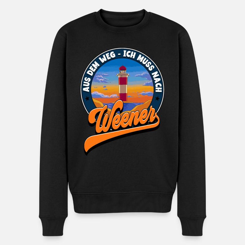 Weener - Männer Premium Bio Pullover - Schwarz