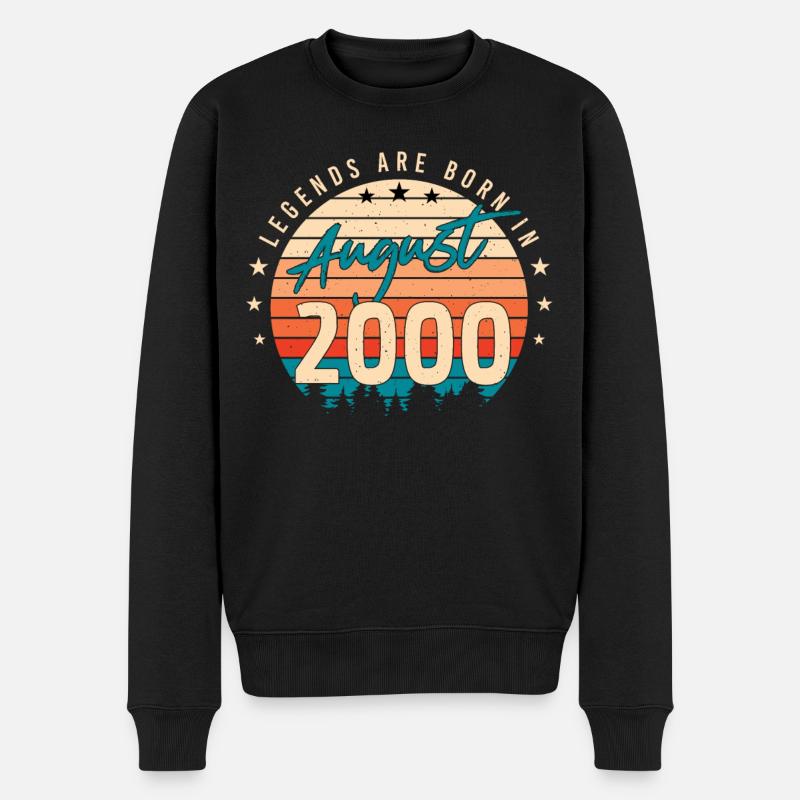 Légendaire août 2000 - Pull Premium bio Homme - noir