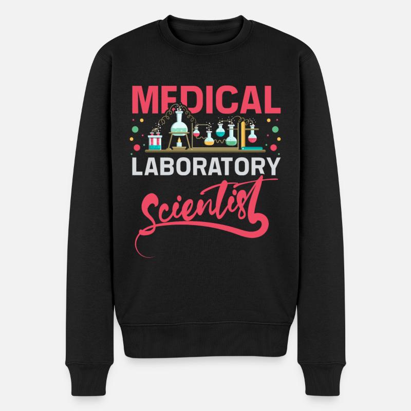 Medical laboratory sientist - Männer Premium Bio Pullover - Schwarz