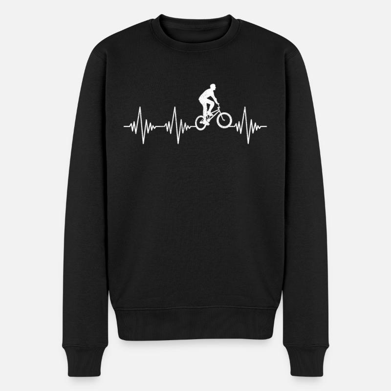 BMX Heartbeat - Pull Premium bio Homme - noir