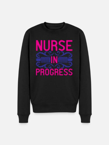 NURSE Nurse - Men's Premium Organic Jumper - black