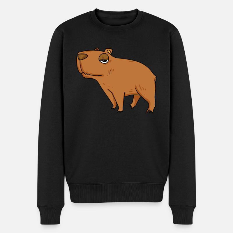 Capybara Wasserschwein - Pull Premium bio Homme - noir