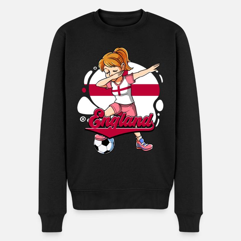 Angleterre Football - Pull Premium bio Homme - noir
