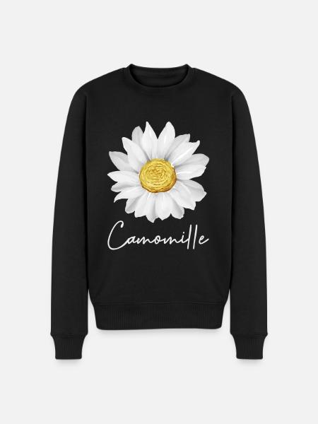 Camomille - Pull Premium bio Homme - noir
