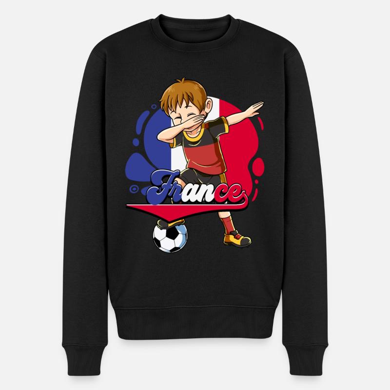 France Football - Pull Premium bio Homme - noir