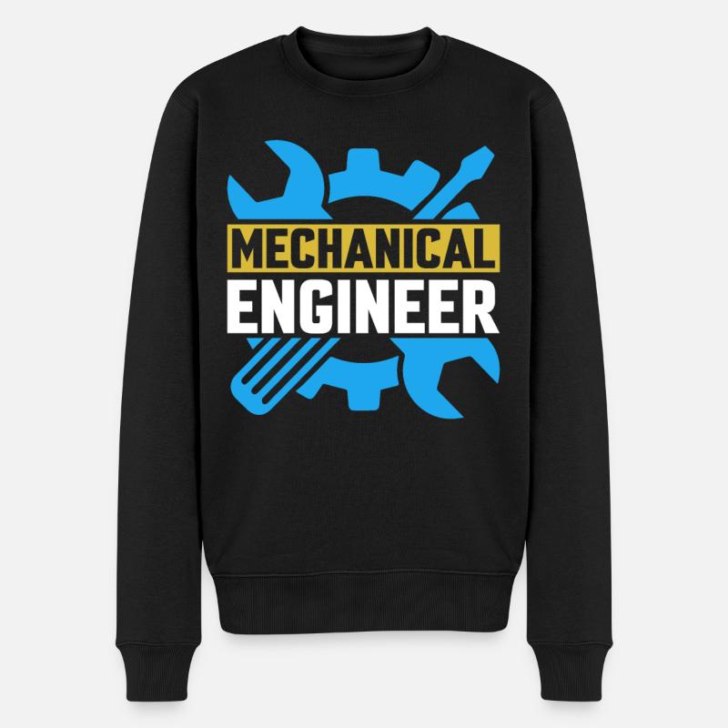 Mechanics Engineer Mechanical Engineering - Men's Premium Organic Jumper - black