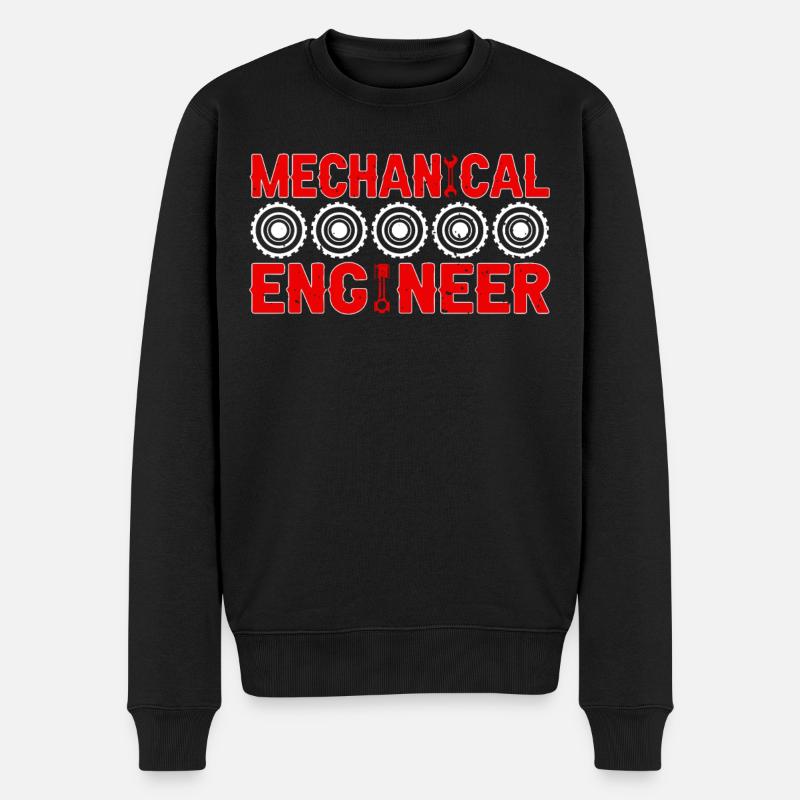 Mechanics Engineer Mechanical Engineering - Men's Premium Organic Jumper - black
