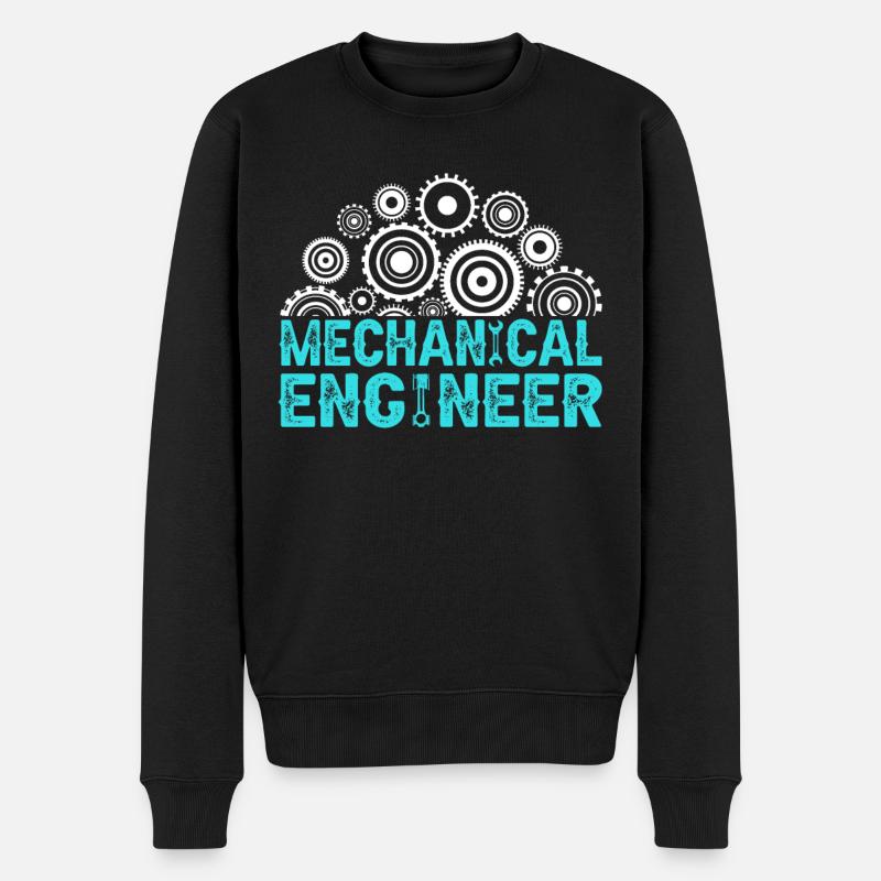 Mechanics Engineer Mechanical Engineering - Men's Premium Organic Jumper - black