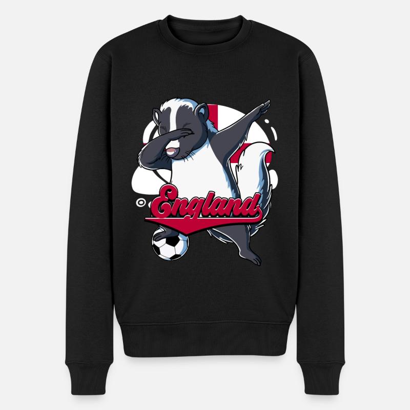 Angleterre Football - Pull Premium bio Homme - noir