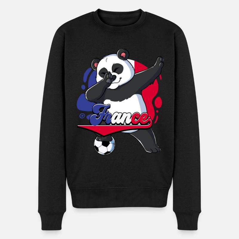 France Football - Pull Premium bio Homme - noir