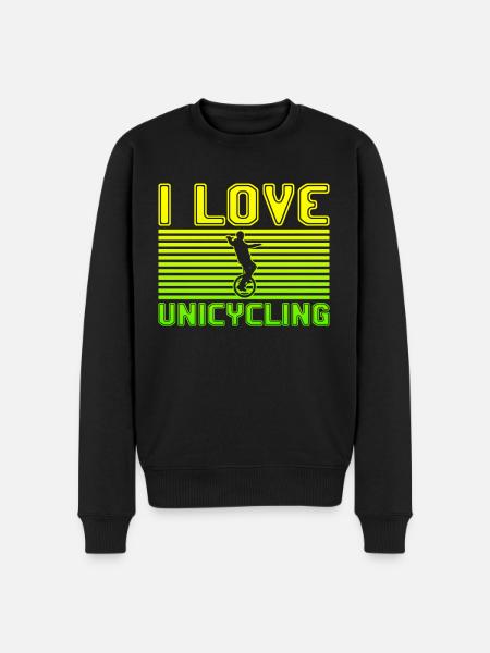 J’adore le monocyclisme - Pull Premium bio Homme - noir