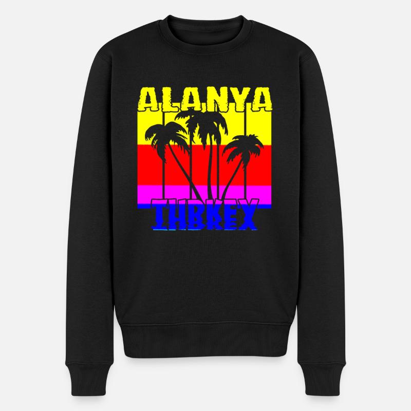 Alanya Turquie - Pull Premium bio Homme - noir