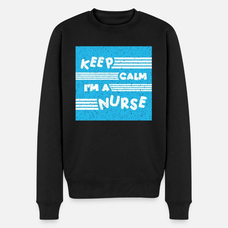 INFIRMIÈRE Infirmière - Pull Premium bio Homme - noir