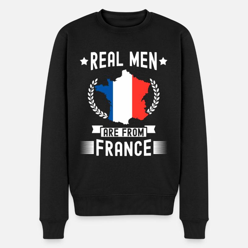 France - Pull Premium bio Homme - noir