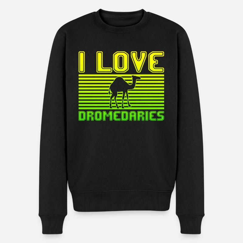 J’adore les dromadaires - Pull Premium bio Homme - noir