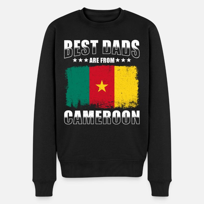 Cameroun Père - Pull Premium bio Homme - noir