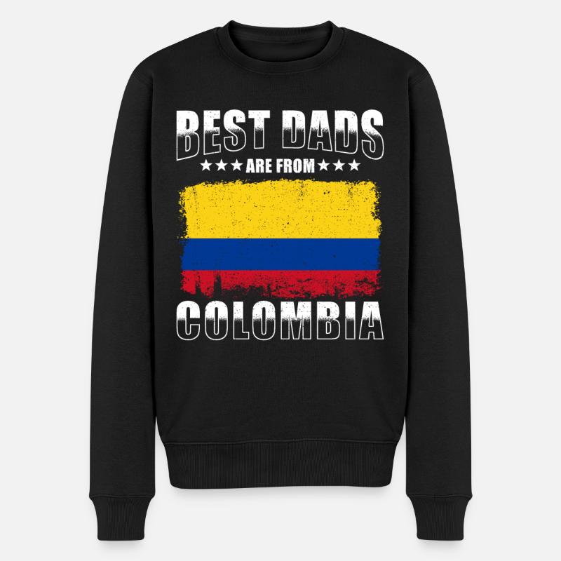 Père colombien - Pull Premium bio Homme - noir