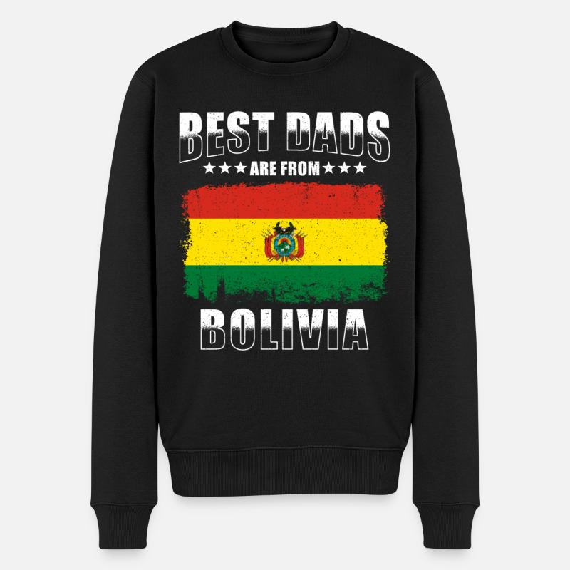 Père bolivien - Pull Premium bio Homme - noir