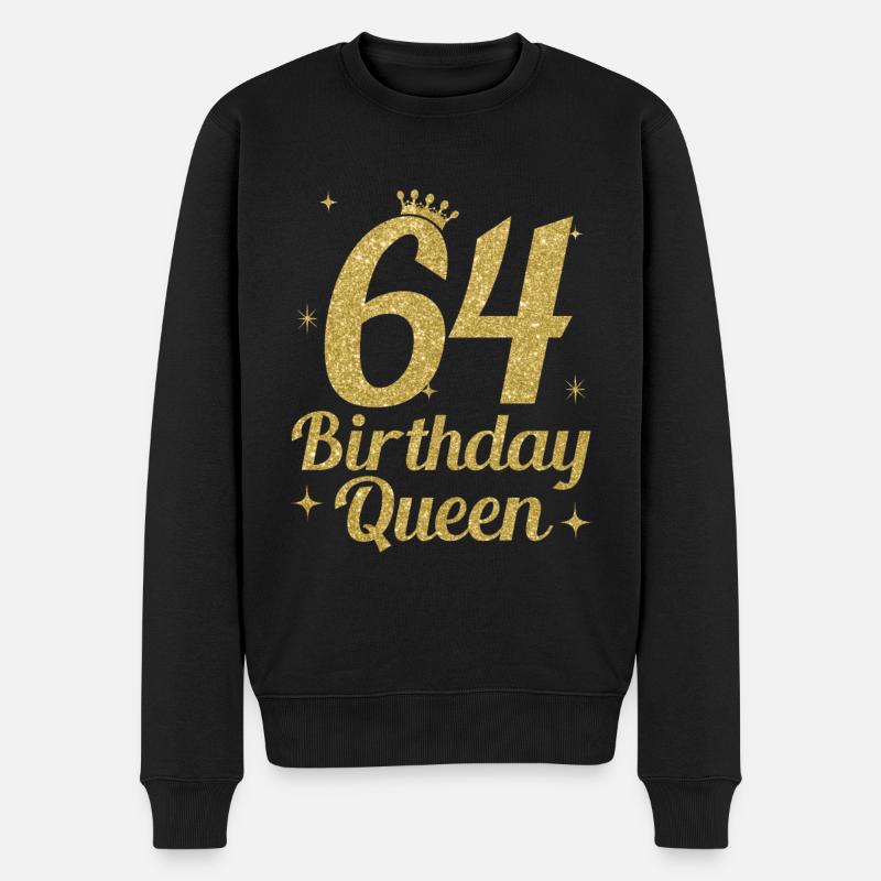Anniversaire Queen 64 - Pull Premium bio Homme - noir