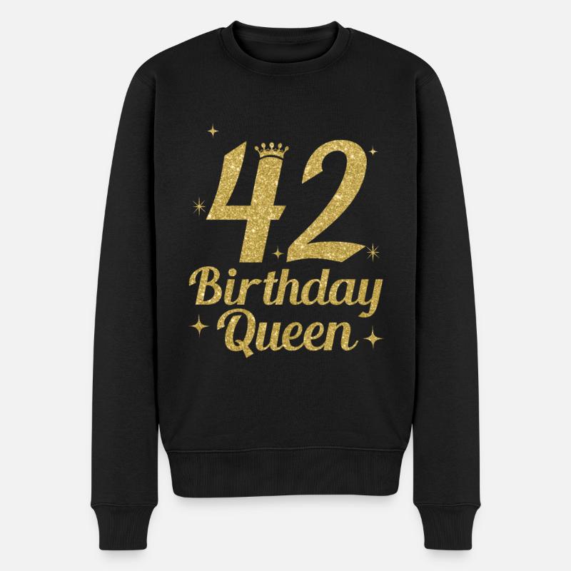 Anniversaire Queen 42 - Pull Premium bio Homme - noir